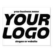 ビジネスカスタムロゴと文字 ラバースタンプ (インプリント)