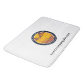 ビジネスカスタムロゴとWebサイト名の作成 バスマット (アングル)