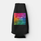 ビジネスカスタムロゴのアップロードモダンテンプレート ボトルクーラー (正面)