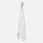 ビジネスカスタムロゴのネックタイ ネクタイ (裏面)