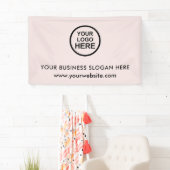 ビジネスカスタムロゴのバナー 横断幕 (インサイチュ)