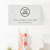 ビジネスカスタムロゴのバナー 横断幕 (インサイチュ)