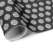 ビジネスカスタムロゴのパターン ラッピングペーパー (ロールコーナー)