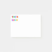 ビジネスカスタムロゴのパーソナライズされた付箋 ポストイット (正面)