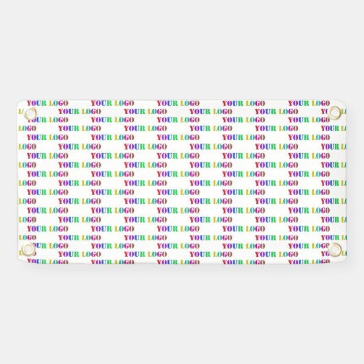 ビジネスカスタムロゴのプロモーションバナー 横断幕 (横)