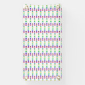 ビジネスカスタムロゴのプロモーションバナー 横断幕 (縦)