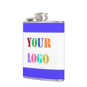 ビジネスカスタムロゴのプロモーションフラスコテンプレート フラスク (左)