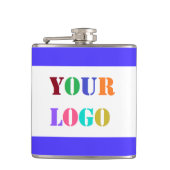 ビジネスカスタムロゴのプロモーションフラスコテンプレート フラスク (正面)