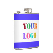 ビジネスカスタムロゴのプロモーションフラスコテンプレート フラスク (右)