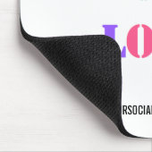 ビジネスカスタムロゴのプロモーション用ソーシャルメディア名 マウスパッド (コーナー)