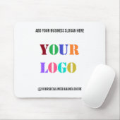 ビジネスカスタムロゴのプロモーション用ソーシャルメディア名 マウスパッド (マウス)