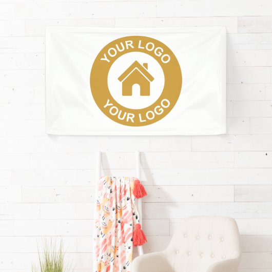 ビジネスカスタムロゴのプロモーション用バナー 横断幕 (インサイチュ)