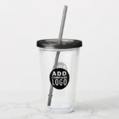ビジネスカスタムロゴのプロモーション アクリルタンブラー (裏面)