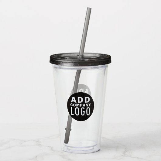 ビジネスカスタムロゴのプロモーション アクリルタンブラー (裏面)
