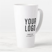 ビジネスカスタムロゴのプロモーション カフェラテマグ (右アングル)