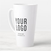 ビジネスカスタムロゴのプロモーション カフェラテマグ (左アングル)