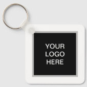 ビジネスカスタムロゴのプロモーション キーホルダー (正面)
