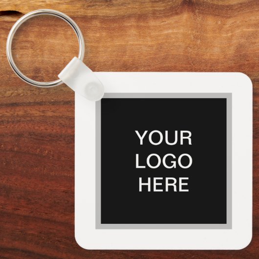 ビジネスカスタムロゴのプロモーション キーホルダー (正面)