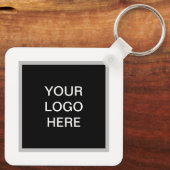 ビジネスカスタムロゴのプロモーション キーホルダー (裏面)