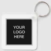 ビジネスカスタムロゴのプロモーション キーホルダー (裏面)