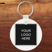 ビジネスカスタムロゴのプロモーション キーホルダー (裏面)