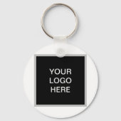 ビジネスカスタムロゴのプロモーション キーホルダー (裏面)