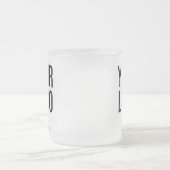 ビジネスカスタムロゴのプロモーション フロストグラスマグカップ (中央)