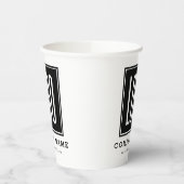 ビジネスカスタムロゴのプロモーション 紙コップ (左)