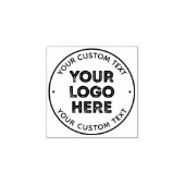 ビジネスカスタムロゴの作成と作成 ラバースタンプ (インプリント)