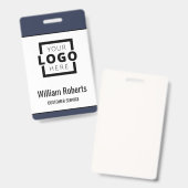 ビジネスカスタムロゴの基本従業員 バッジ (正面＆裏面)