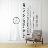 ビジネスカスタムロゴの宣伝用タペストリー タペストリー (インサイチュ)