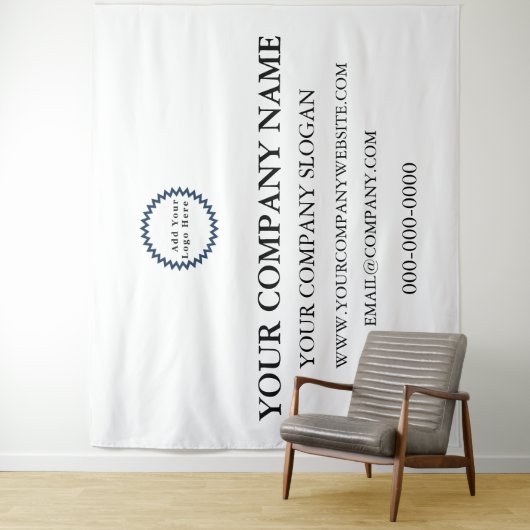 ビジネスカスタムロゴの宣伝用タペストリー タペストリー (インサイチュ)
