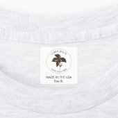 ビジネスカスタムロゴの服サイズアイロン ラベル (貼付)