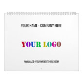 ビジネスカスタムロゴの移動カレンダーの例 カレンダー (カバー)