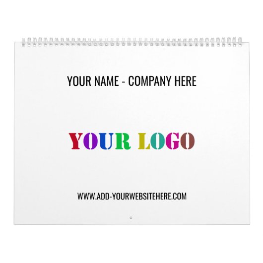 ビジネスカスタムロゴの移動カレンダーの例 カレンダー (カバー)