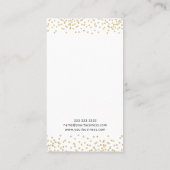 ビジネスカスタムロゴイヤリングディスプレイ 名刺 (裏面)