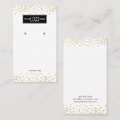 ビジネスカスタムロゴイヤリングディスプレイ 名刺 (正面/裏面)