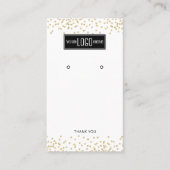 ビジネスカスタムロゴイヤリングディスプレイ 名刺 (正面)