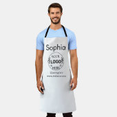 ビジネスカスタムロゴエプロン | コンモダンパ エプロン (着用した状態)