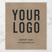 ビジネスカスタムロゴクラフトのプロモーション ワインラベル (シングルラベル)