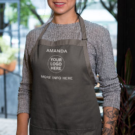 ビジネスカスタムロゴクリーングレープロフェッショナル エプロン