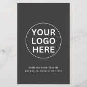 ビジネスカスタムロゴクリーングレープロフェッショナル チラシ (正面)