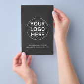 ビジネスカスタムロゴクリーングレープロフェッショナル チラシ (ハンドル)