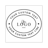 ビジネスカスタムロゴゴム印 ラバースタンプ (インプリント)