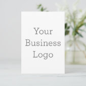 8.9cm x 12.7cmフラットサンキューカード (スタンド正面)