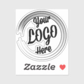 ビジネスカスタムロゴステッカーパーソナライズされたロゴ シール (シート)