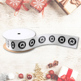 ビジネスカスタムロゴパターンサテンリボン サテンリボン