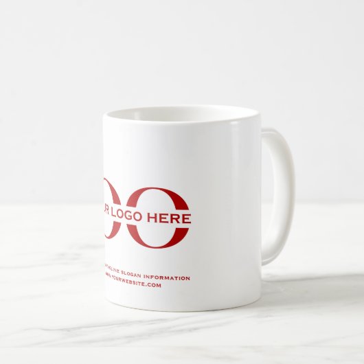 ビジネスカスタムロゴブランドのプロモーション コーヒーマグカップ (正面右)