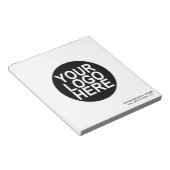 ビジネスカスタムロゴプロフェッショナル ノートパッド (アングル)