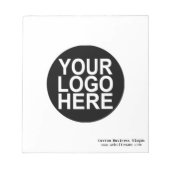 ビジネスカスタムロゴプロフェッショナル ノートパッド (正面)